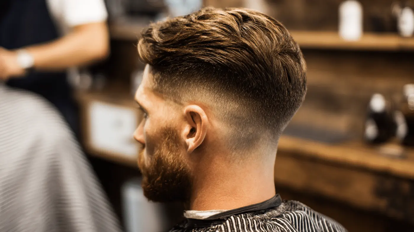 Degradado profesional realizado por Elmehdi, barbero a domicilio